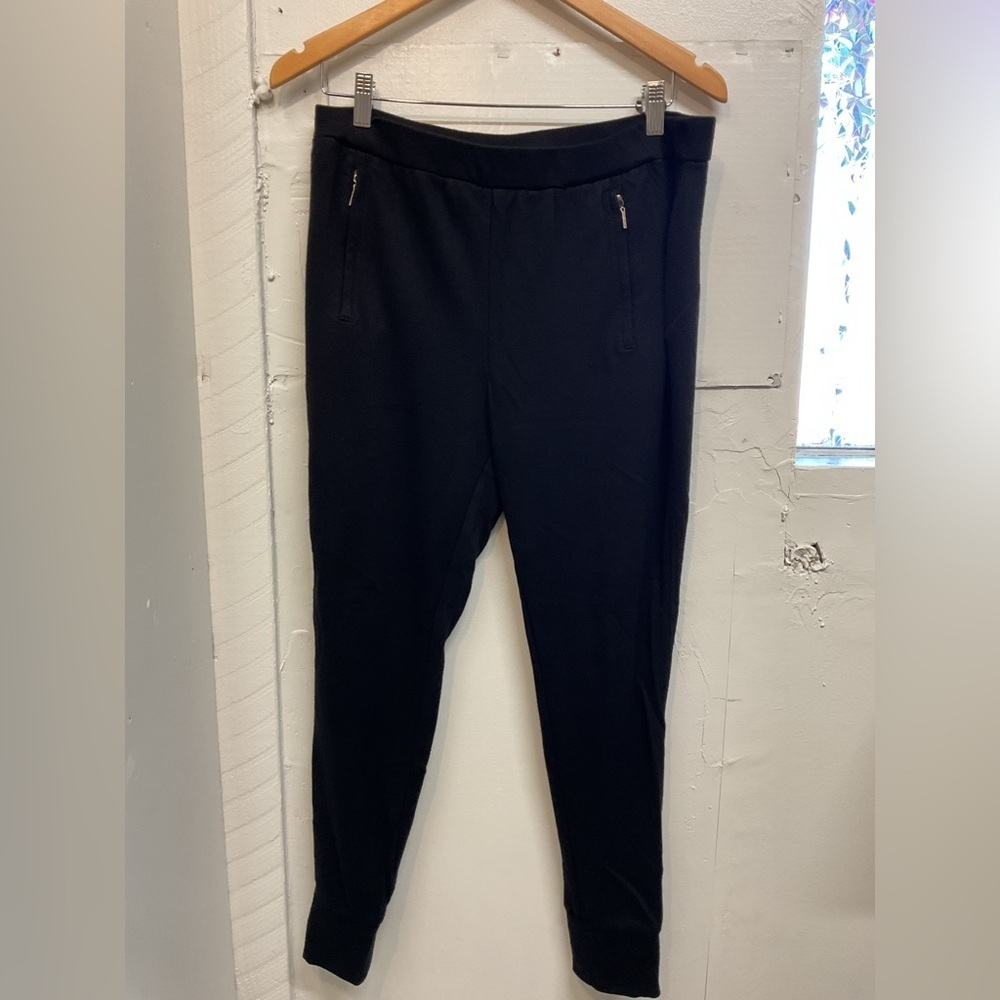 Soft Surroundings Pull On‎ Joggers Pants Black